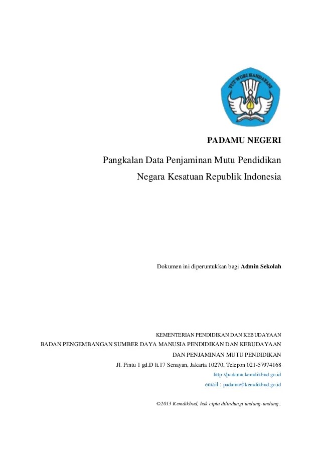 Panduan Penggunaan Aplikasi PADAMU NEGERI