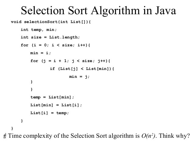 Selection Sort Insertion Sort Hhapcomputerscience