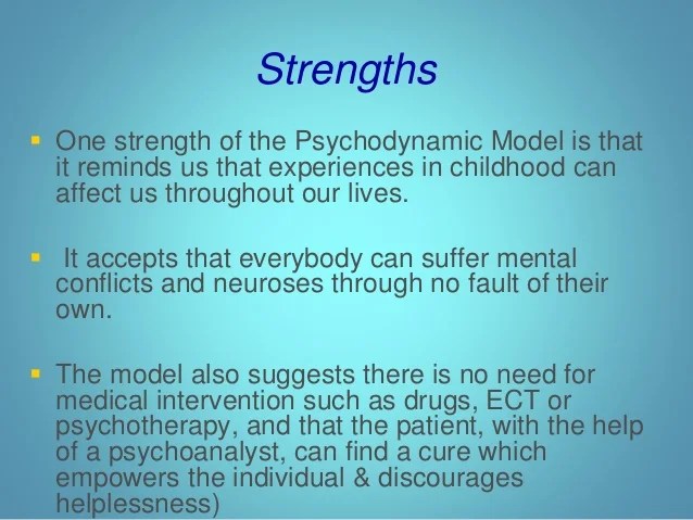 AS Psychodynamic approach abnormality