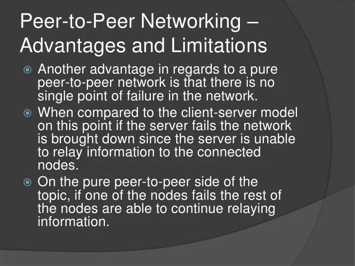 Peer To Peer Networking