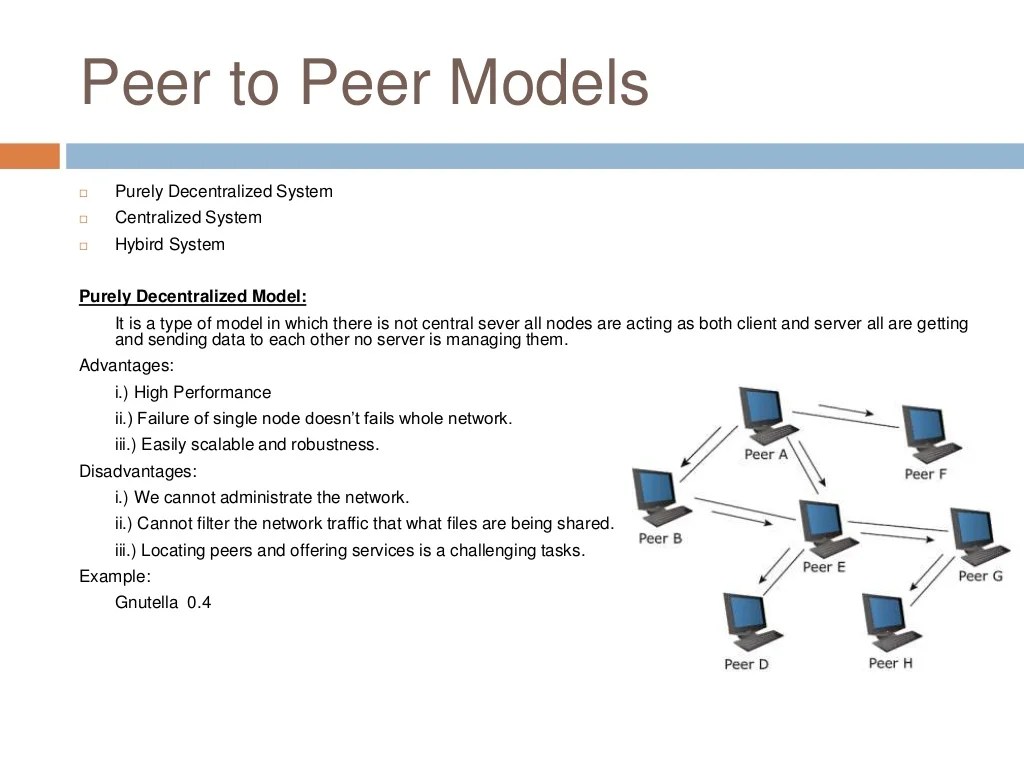 Peer to peer system