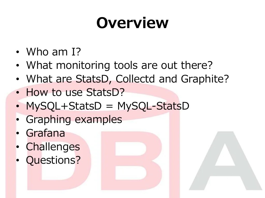 MySQL performance monitoring using Statsd and Graphite