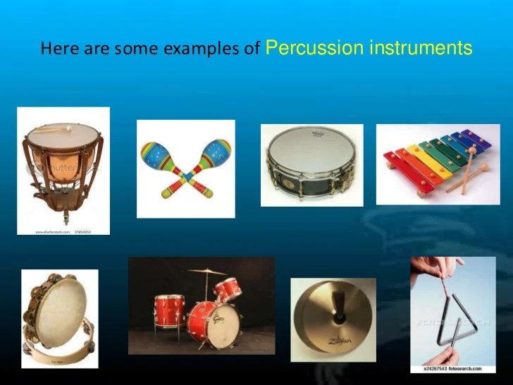 Percussion instruments