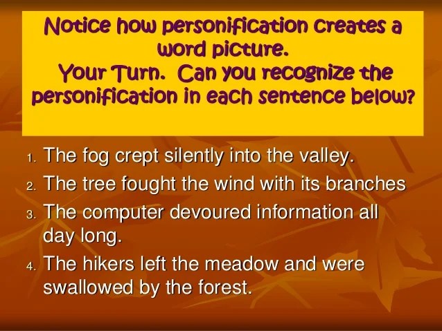 Personification Introduction