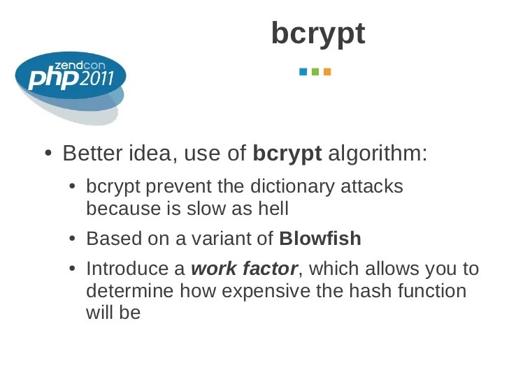 Cryptography in PHP use cases