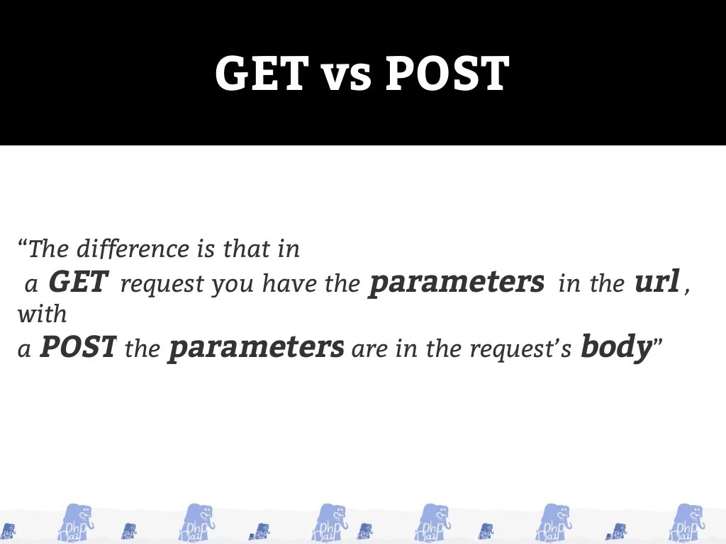 GET vs POST