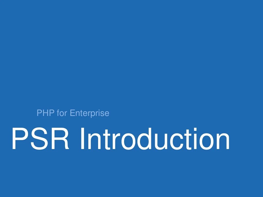 Php psr standard 2014 0122