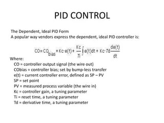 Pid controllers | PPTX