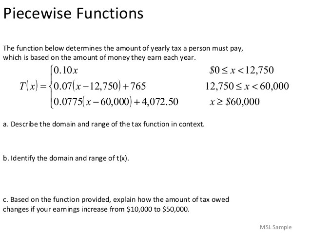 33 Piecewise Functions Word Problems Worksheet With Answers Worksheet