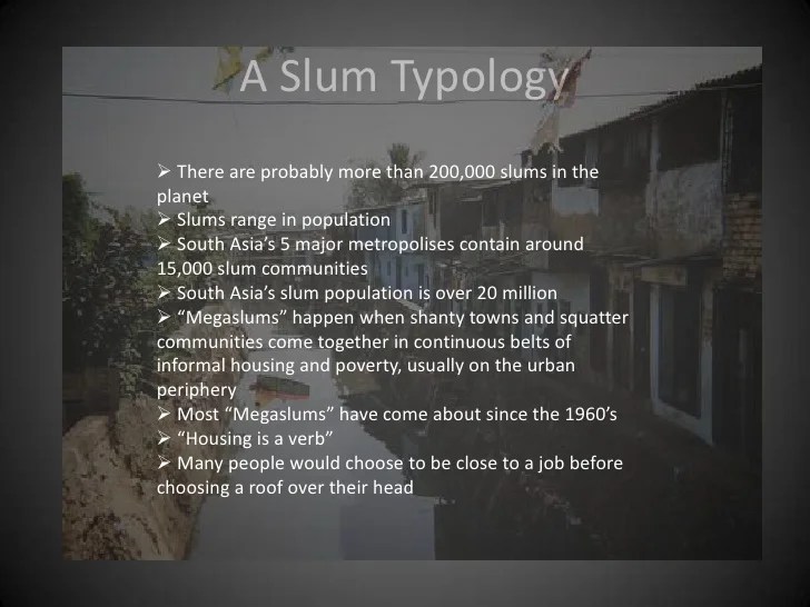 of slums power point