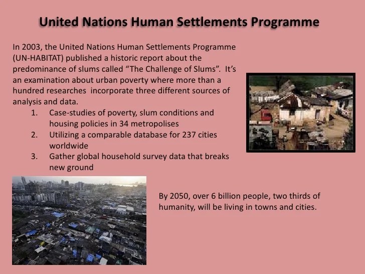 of slums presentation