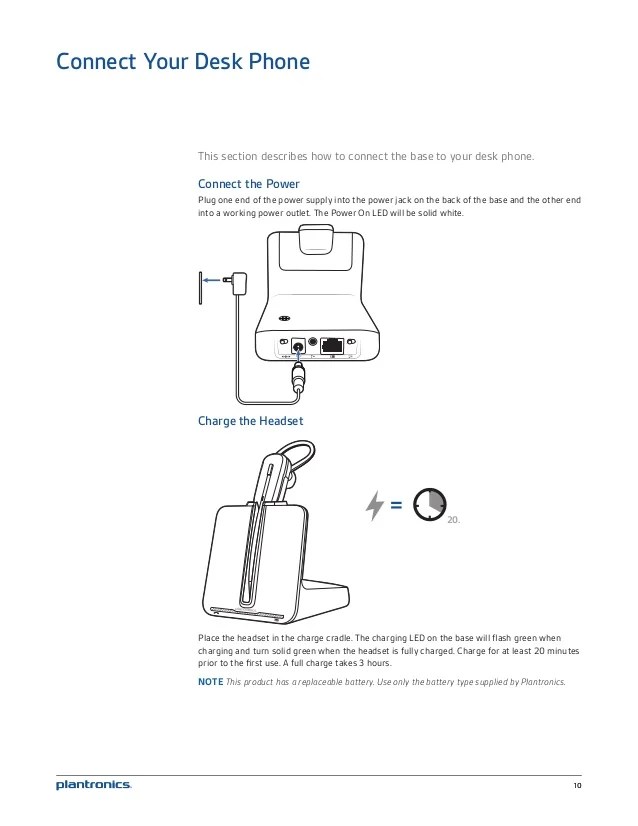 Plantronics cs540 user guide