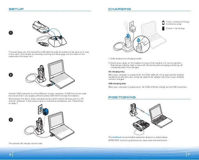 Plantronics cs60 usb user guide