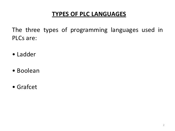 Plc (programming)