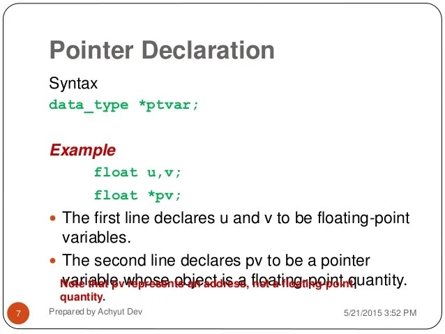 C programming Pointer and DMA C programming Pointer and DMA