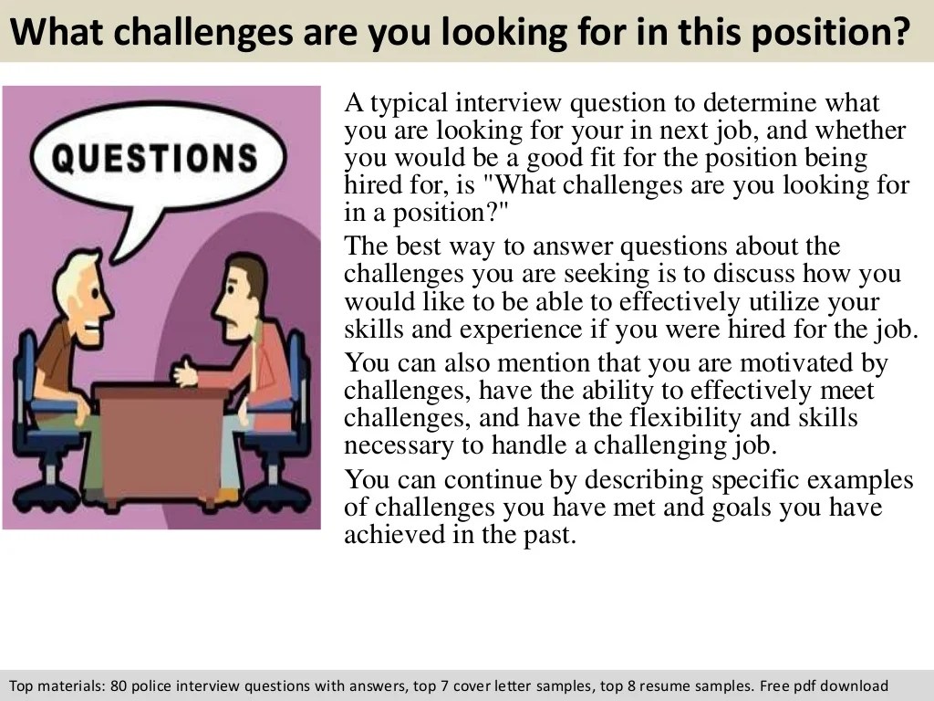 Police board interview questions