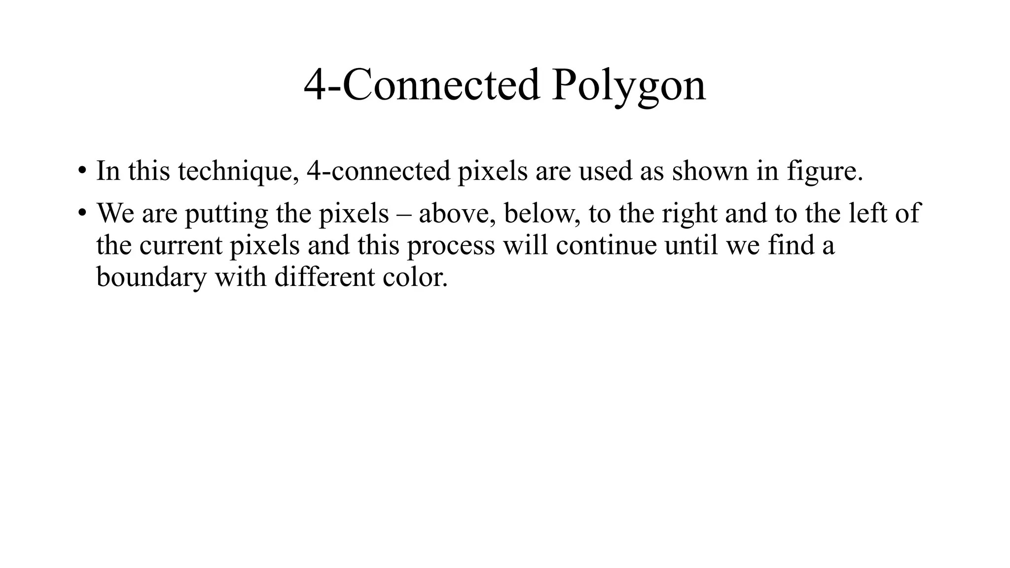 Polygon filling algorithm PPT