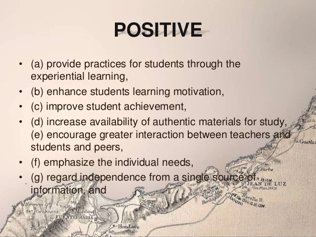 Positive and negative technology in language teaching