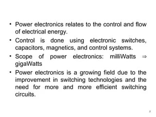 POWER-ELECTRONICS different applications | PPT