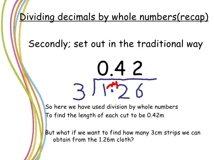 Powerpoint Division Of Decimals L2