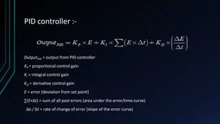 P, PI AND PID CONTROLLER | PPTX