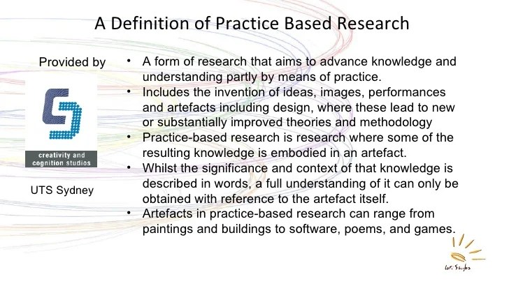 Practice based research