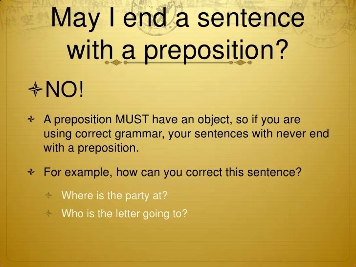 Prepositions