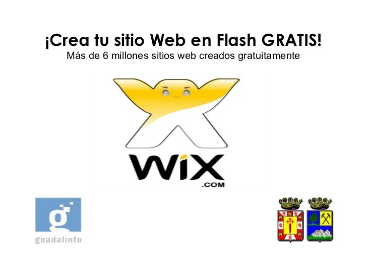 Crea Tu Sitio Web En Flash Gratis Con Wix