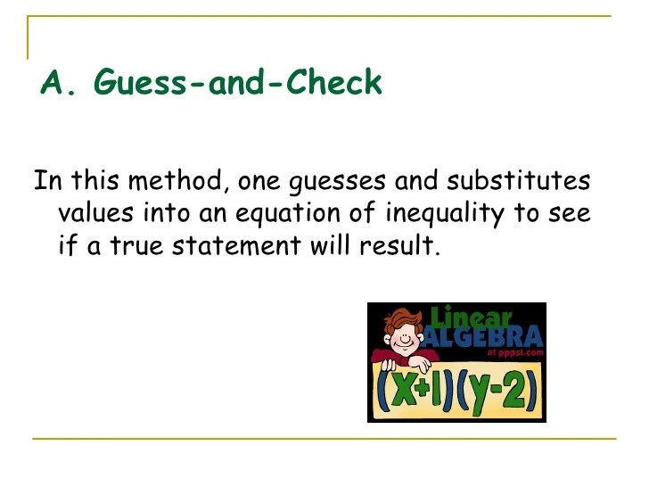 😀 Guess and check problem solving worksheets. Problem Solving Guess and Check Worksheet for 2nd