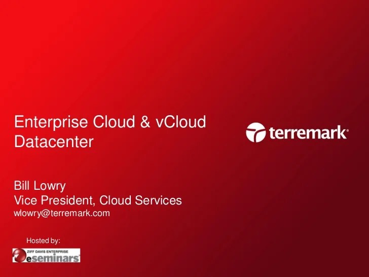 Presentation enterprise cloud & v clouddatacenter