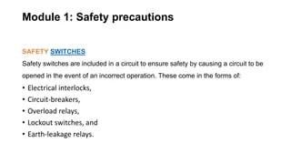 Safety Precaution | PPTX