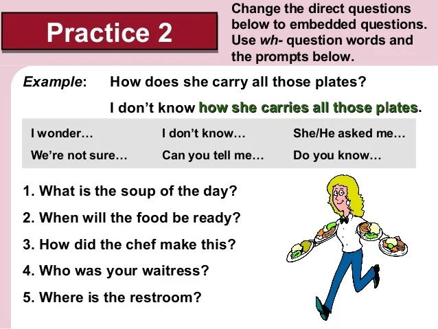 Presentation 8 noun clauses & embedded questions