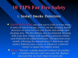 Presentation fire procedures | PPT