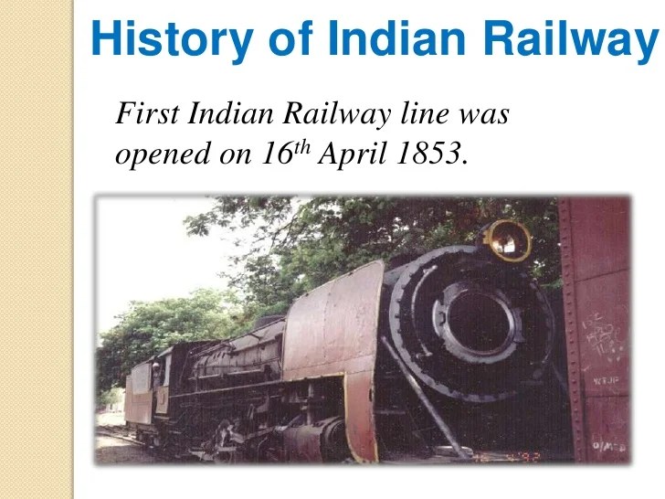 Presentation on indian railway