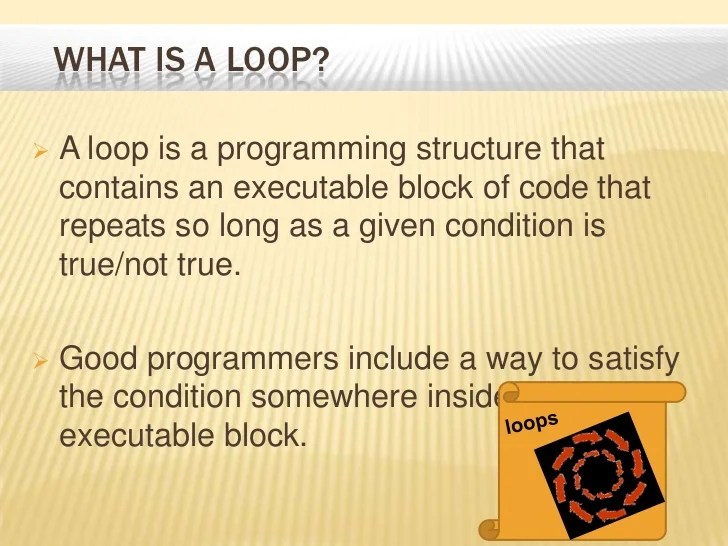 Presentation on nesting of loops
