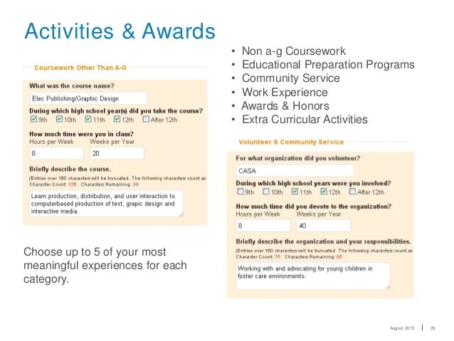 UC Application Tutorial (Freshman)