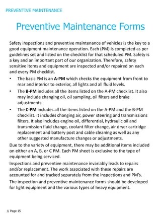 Preventive maintenance e book | PDF