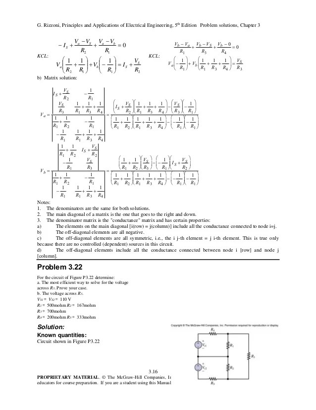 Principles And Applications of Electrical Engineering 6th Edition Riz…