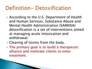 Principles Of Detoxification Revised 4 2010