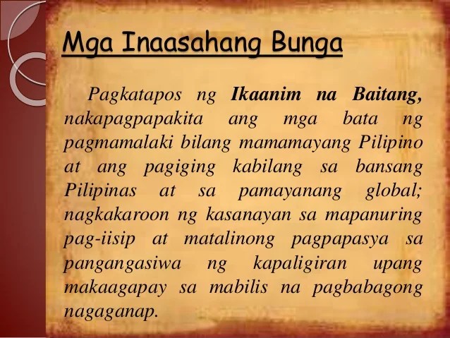 GOALS, EXPECTATIONS, AND COMPETENCIES OF MAKABAYAN