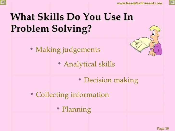 PROBLEM SOLVING POWERPOINT