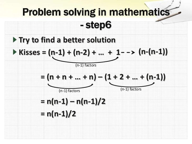 Problem solving strategies in mathematics and computer science