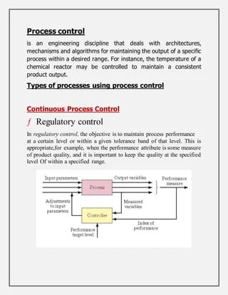Process control examples and applications | DOCX
