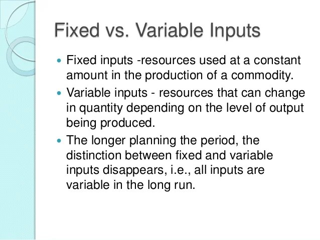 Production function