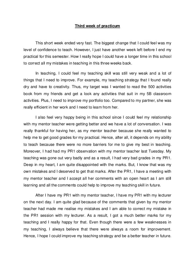 Professional statement