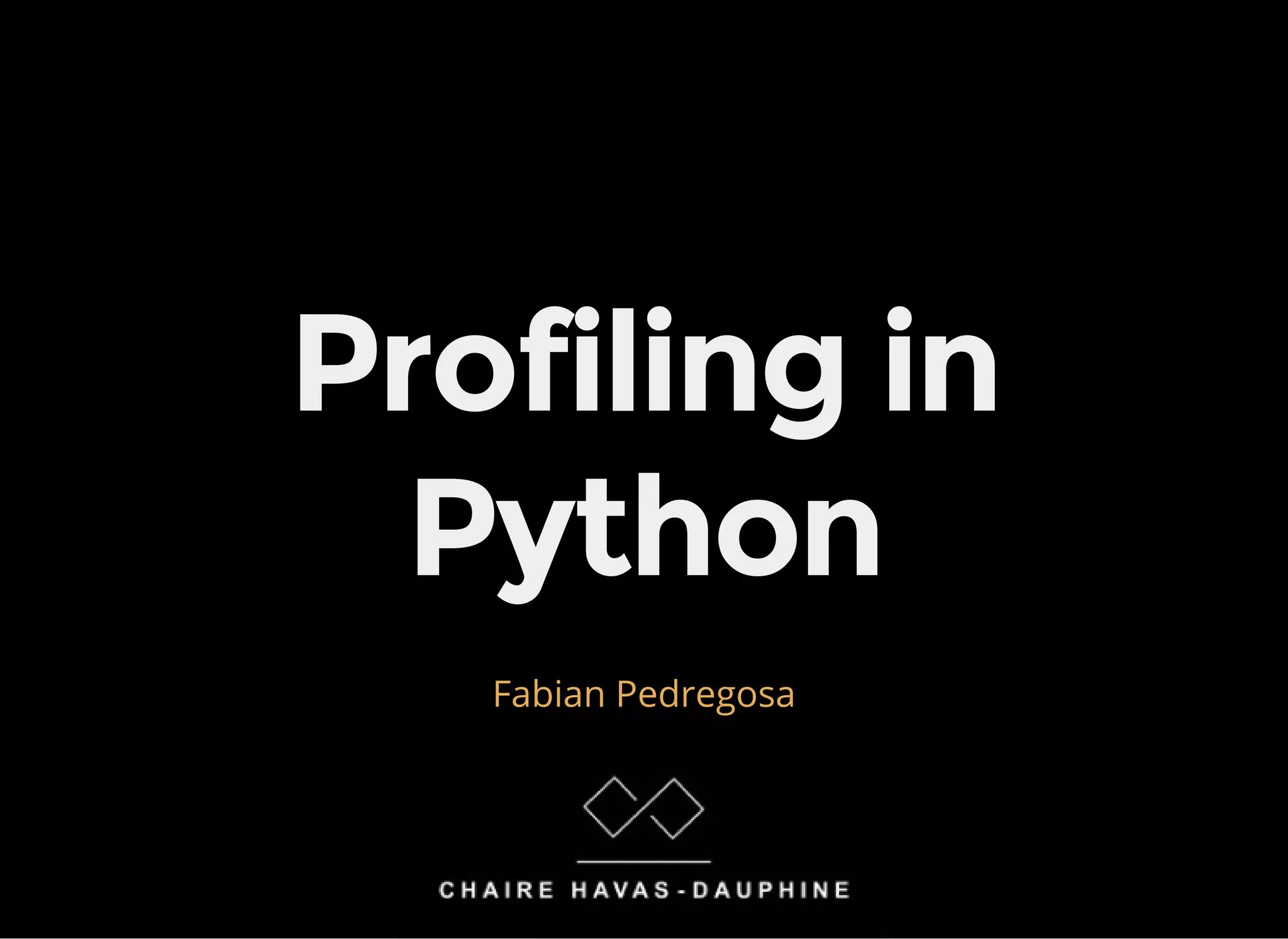 Profiling in Python PPT