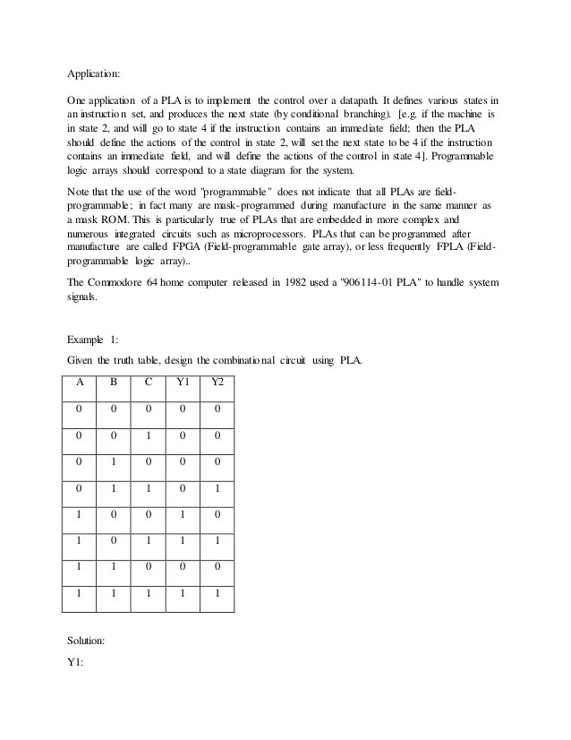 Programmable arraylogicandprogrammablelogicarray