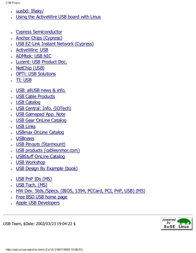 Programming guide for linux usb device drivers