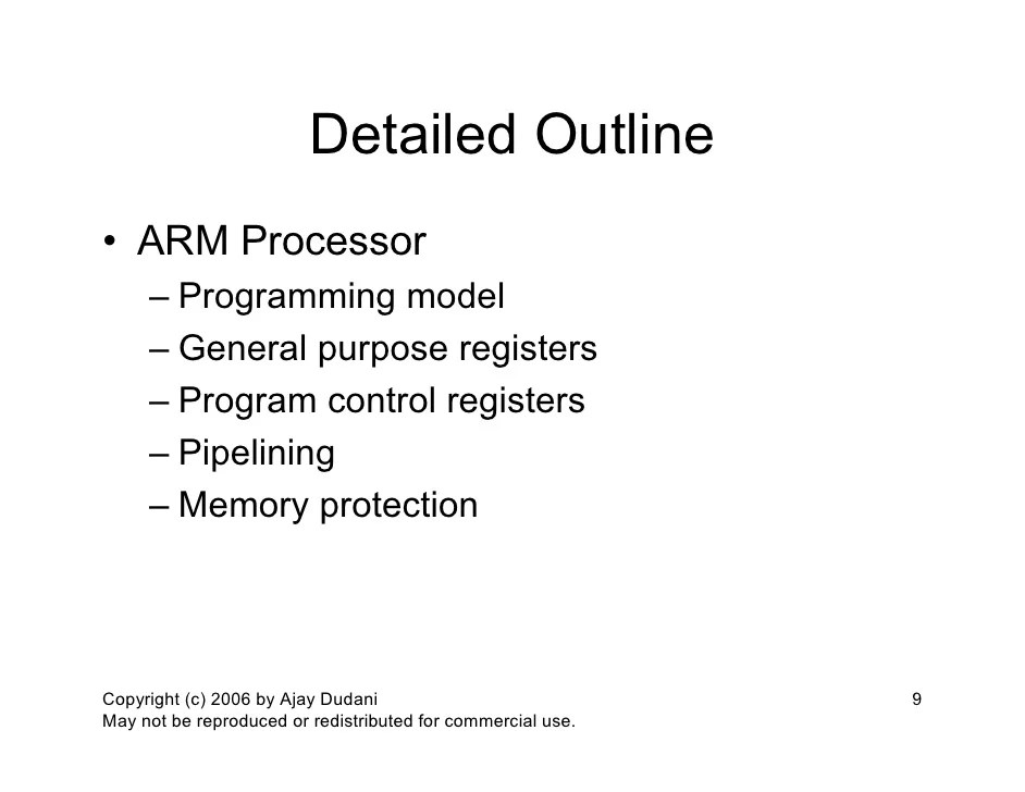 Programming The Arm Microprocessor For Embedded Systems
