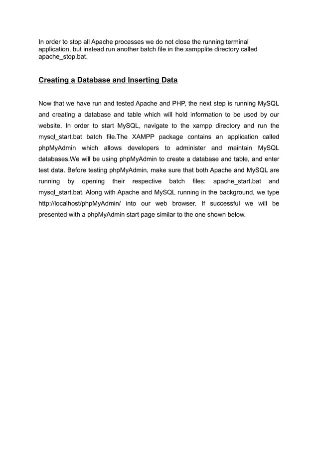 Project reportonstudentinformationmanagementsystemphpmysql